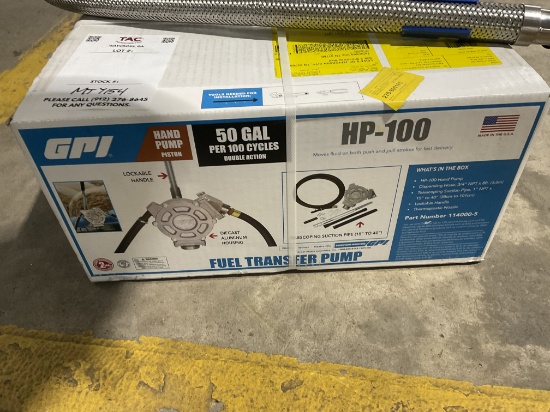 GPI Hand Operated Fuel Transfer Pump