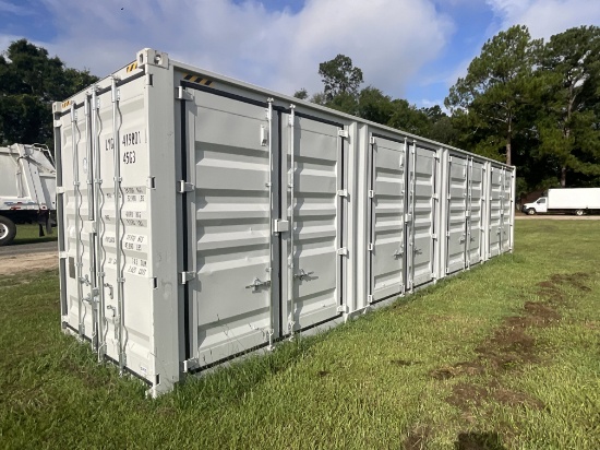 New Single Trip 40ft High Cube Container With 4 Side Doors