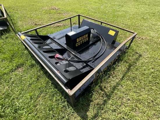 New 72in Brush Cutter Skid Steer Attachment
