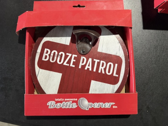 "Booze Patrol" Bottle Opener