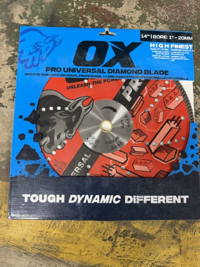 NEW 14IN OX PRO UNIVERSAL DIAMOND BLADE