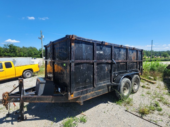 2015 P&T T/A 14ft Dump Trailer
