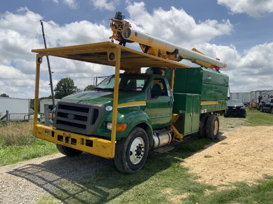 2013 Ford F750 61 Foot Bucket Truck