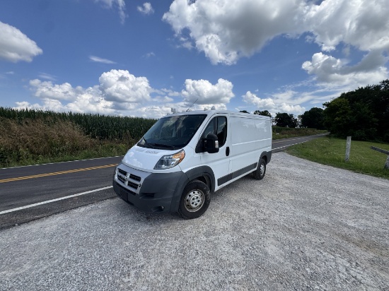 2015 RAM PROMASTER 1500 LOW ROOF CARGO VAN