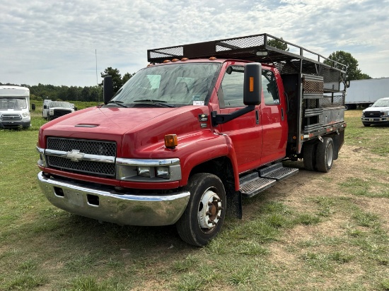 2008 Chevrolet Kodiak C4500 Stake Body Flatbed Truck