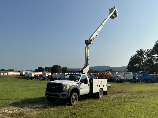2012 Ford F-550 Super Duty 4x4 Regular Cab Bucket Truck