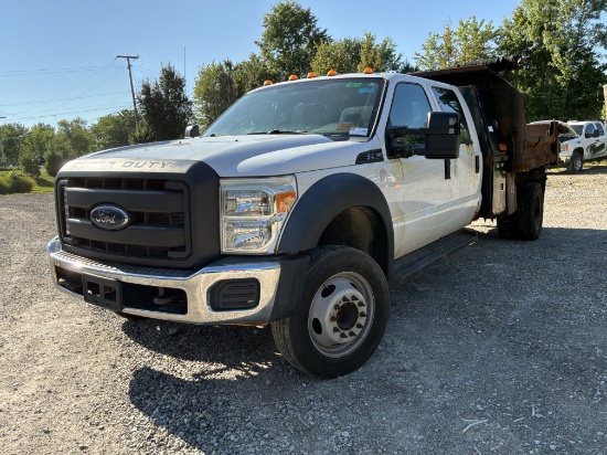 2013 Ford F-550 Super Duty Crew Cab Dump Truck
