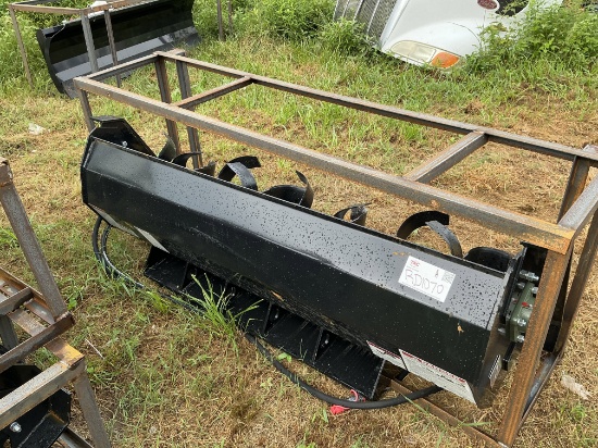 New / Unused Mower King Skid Steer Rotary Tiller Attachment