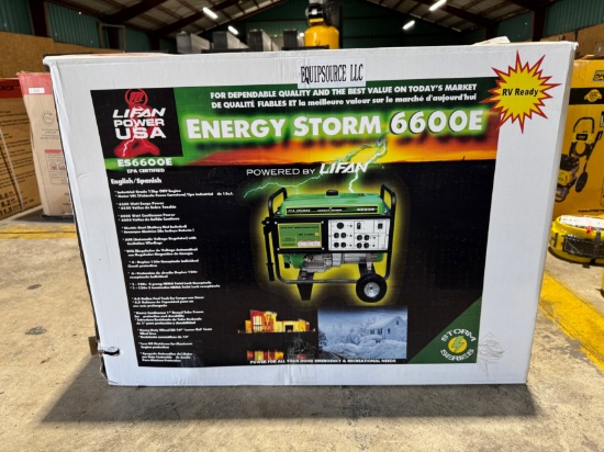 Energy Storm 6600E Portable Generator