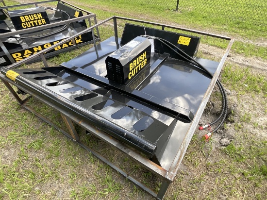 New 72in Brush Cutter Skid Steer Attachment