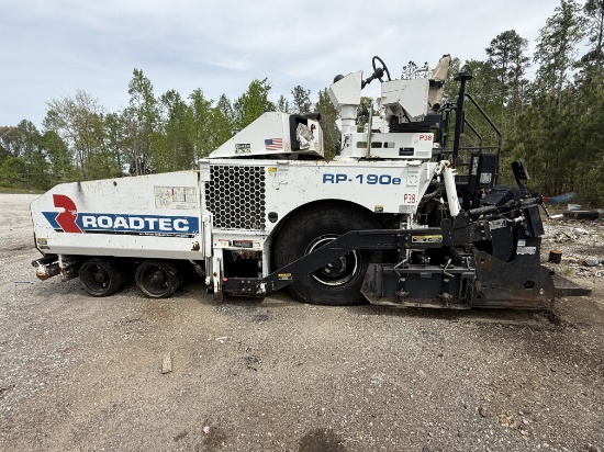 2016 Roadtec RP190e Asphalt Paver