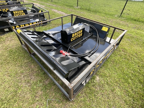 New 72in Brush Cutter Skid Steer Attachment