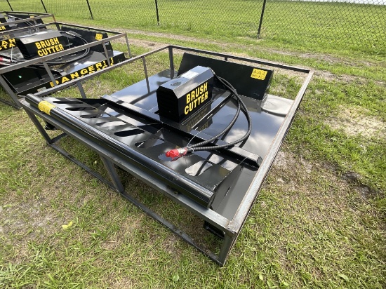 New 72in Brush Cutter Skid Steer Attachment