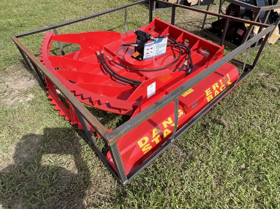 New 72in Skid Steer Heavy Duty Brush Cutter