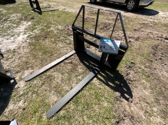 48in Skid Steer Pallet Forks Attachment