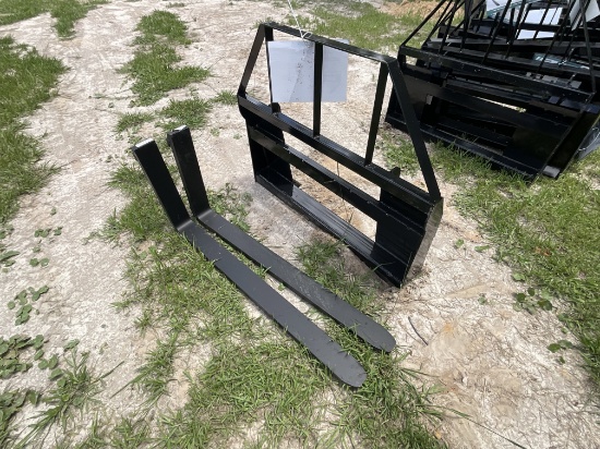 New Skid Steer Forks Attachment WIth 48in Forks
