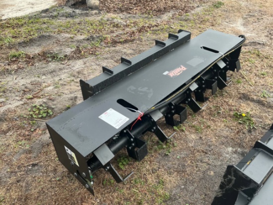 6 Ft SKID STEER HYDRAULIC TILLER