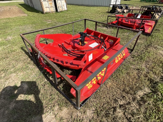 New 72in Skid Steer Heavy Duty Brush Cutter