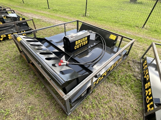 New 72in Brush Cutter Skid Steer Attachment