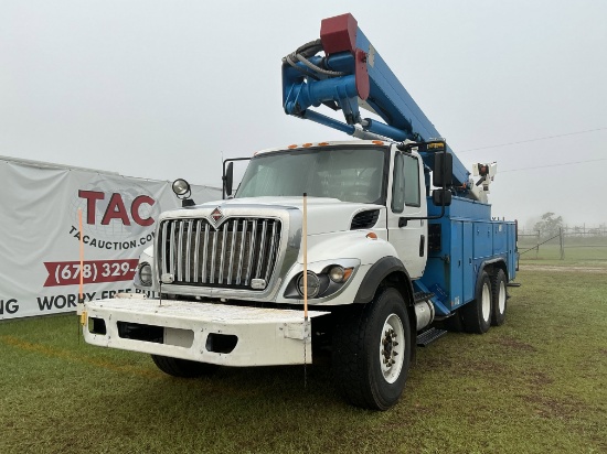 2015 INTERNATIONAL WORKSTAR 7400 w/ HI-RANGER TL 55FT BUCKET