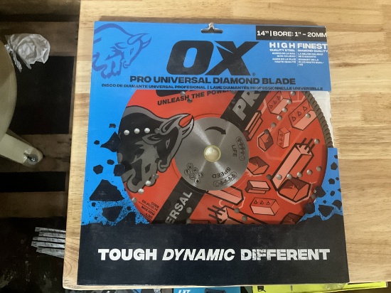 New 14in Ox Pro Universal Diamond Blade