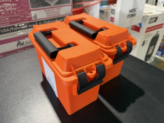 Set Of 2 Plastic Ammo Cans