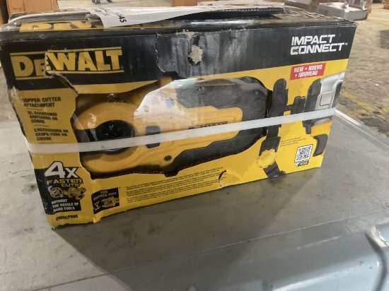 DeWalt Copper Pipe Cutting Attachment