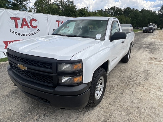 2015 Chevrolet Silverado 1500 4X4 Single Cab Pickup Truck