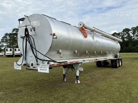 2008 40ft WARREN MANUFACTURING Grain Tanker Feed Trailer