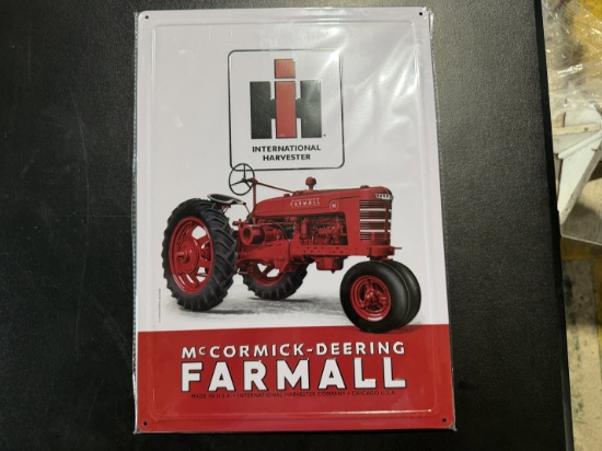 Farmall Tractor Sign