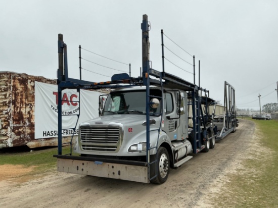 2013 FREIGHTLINER M2 CAR HAULER SLEEPER SEMI TRUCK