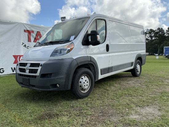 2015 RAM PROMASTER 1500 LOW ROOF CARGO VAN