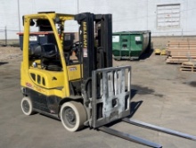 2017 HYSTER S50FT 4000LB CUSHION TIRE FORKLIFT