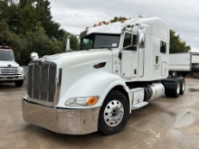2012 Peterbilt 386 Single Bunk Sleeper Semi Truck