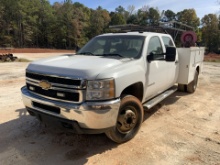 2013 Chevy Silverado 3500 Crew Cab Service Truck