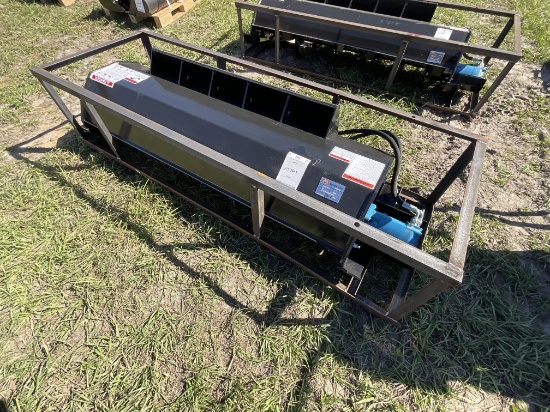 New Mower King ECSSTR072 Skid Steer Tiller Attachment