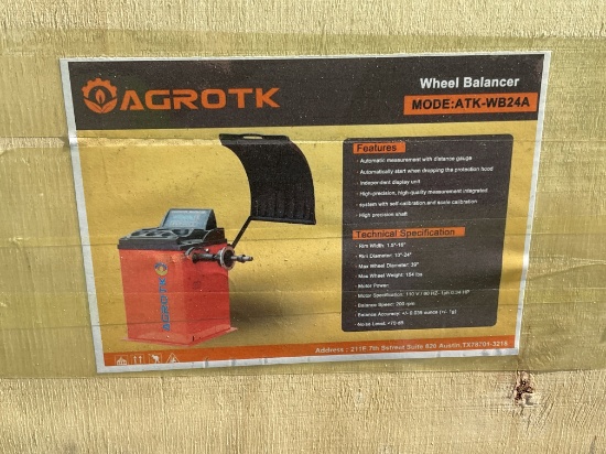 New Agrotk ATK-WB24A Wheel Balancer