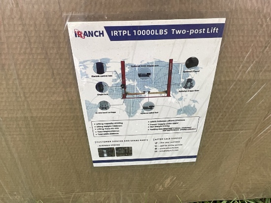 New 10,000lb 2 Post Car Lift