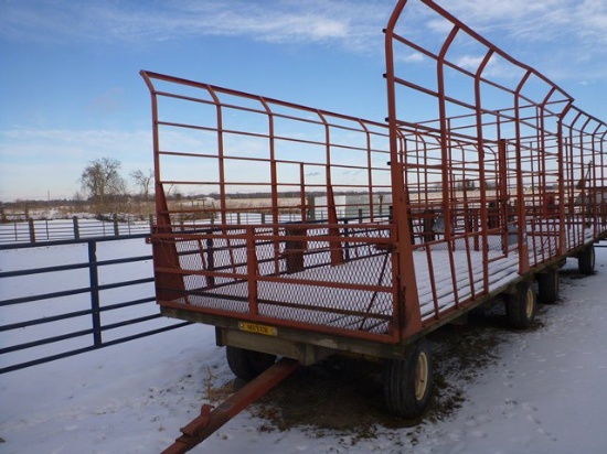 Meyer bale thrower rack