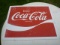 Coca-Cola 1-sided tin sign