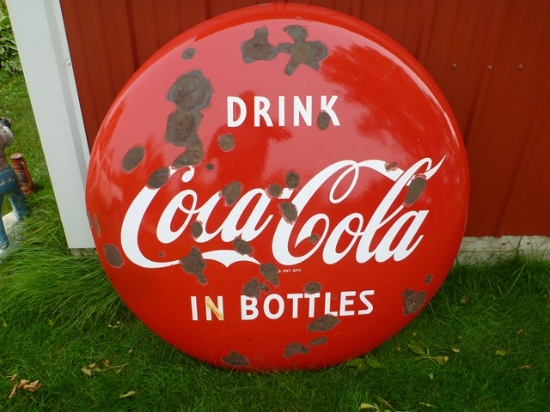 Coca-Cola porcelain button