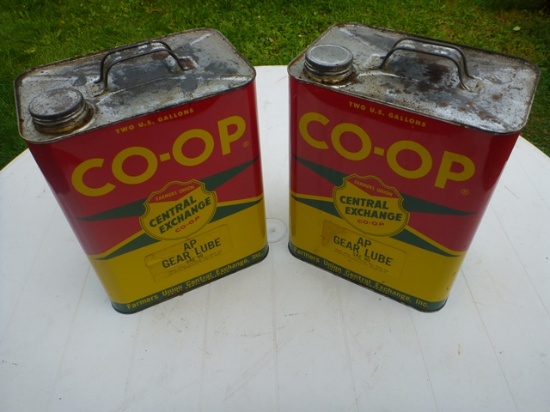 2 Co-Op 2-gallon gear lube cans