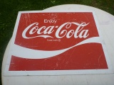 Coca-Cola 1-sided tin sign
