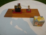 Mamod miniature steam operated polishing machine