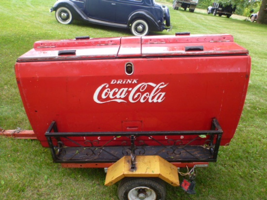 Vintage Coca-Cola pop cooler