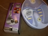 Foot bath and back massager