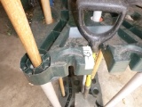 Lawn and Garden tools W/ Holding rack