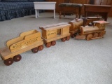 Wood train set