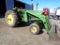 67 JD 3020 Gas Tractor, WF, 3 pt, Syrno, w/JD 148 Hyd. Loader w/ Valve  Recent Overhaul Ser #99226