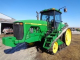 97 JD 8400 T Tractor, New 18” Tracks & Undercarriage, P/S 4 Rem., 3 Pt, 5917 Hrs Ser #RW8400T901195